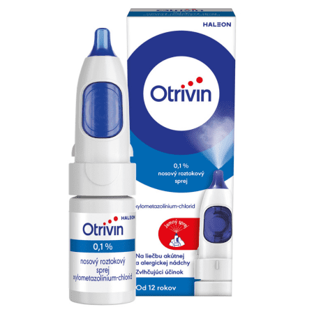 Otrivin Otrivin 0,1% nosová roztoková aerodisperzia 10 ml kúpite na Benulekaren.sk