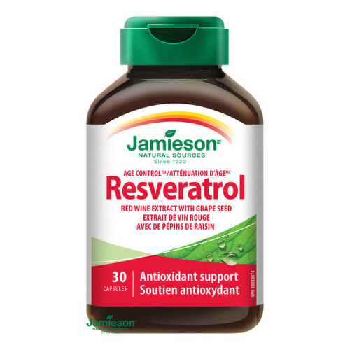 JAMIESON Resveratrol 50 mg 30 kapsúl