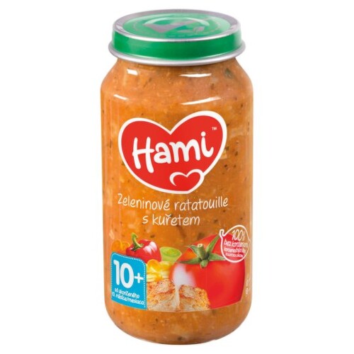Hami príkrm zeleninové ratatouille s kuraťom 250g kúpite na Benulekaren.sk