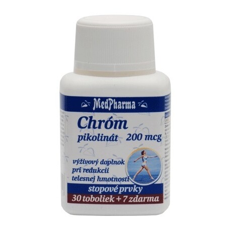 MEDPHARMA Chróm 200 µg 30 + 7 tabliet ZADARMO