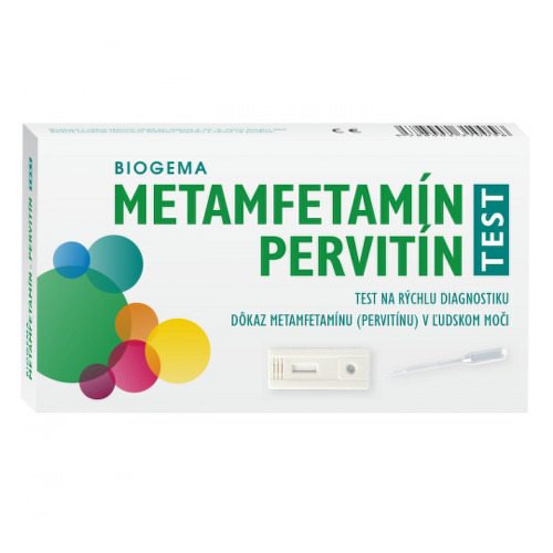 BIOGEMA Test na metamfetamín (pervitín) v moči 1 ks