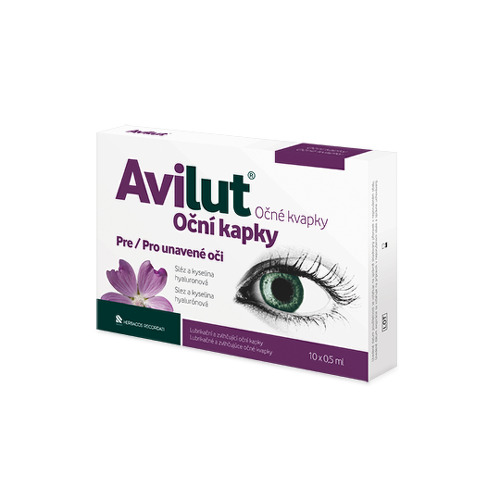 AVILUT Očné kvapky 10 x 0,5 ml