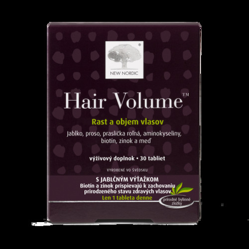 NEW NORDIC HAIR VOLUME pre zdravé vlasy a nechty 30tbl kúpite na Benulekaren.sk