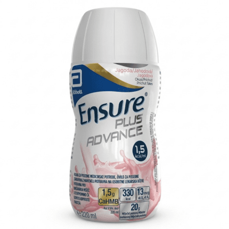 ENSURE Plus advance jahodová príchuť 30 x 220 ml