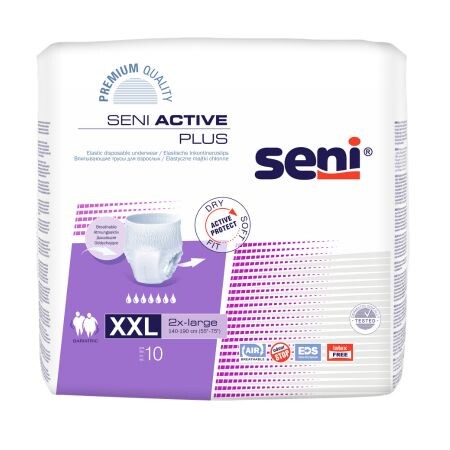 Seni SENI Active plus navliekacie nohavičky XXL 10 ks