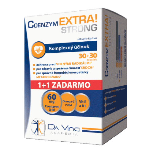 E-shop DA VINCI Coenzym extra strong 60 mg 30 + 30 kapsúl ZADARMO