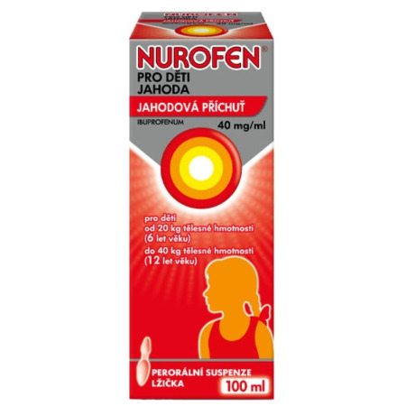 NUROFEN Pre deti 4% jahoda 100 ml