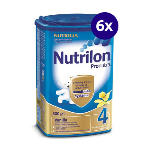E-shop NUTRILON 4 Pronutra vanilla 800 g - balenie 6 ks
