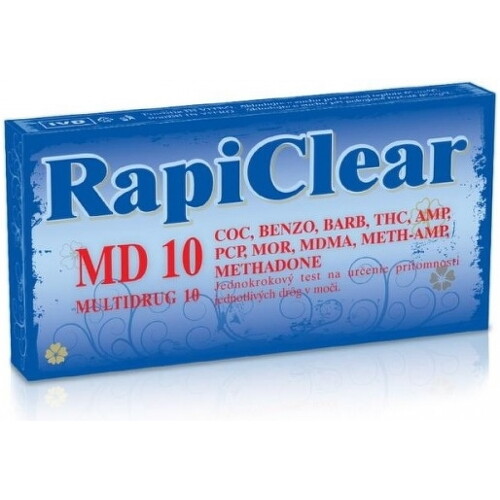 E-shop RAPICLEAR MD 10 test na drogy 1 kus