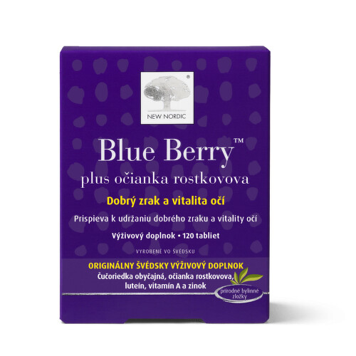 E-shop NEW NORDIC blue berry 120 tabliet