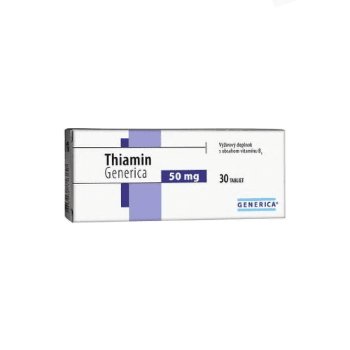 E-shop GENERICA Thiamin 50 mg 30 tabliet
