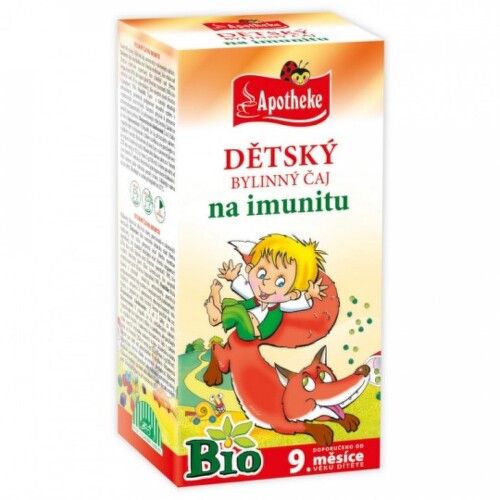 E-shop APOTHEKE BIO Detský bylinný čaj na imunitu 20 x 1,5 g
