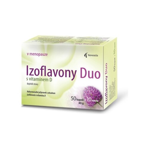 E-shop NOVENTIS Izoflavóny duo s vitamínom D 60 kapsúl
