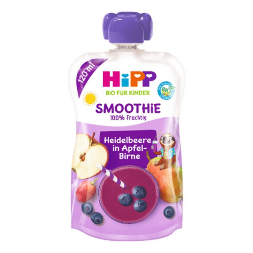 E-shop HIPP Bio smoothie mix jablko hruška čučoriedky 120 ml