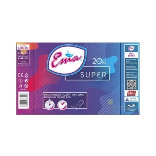 E-shop EMA Super vložky 20 kusov