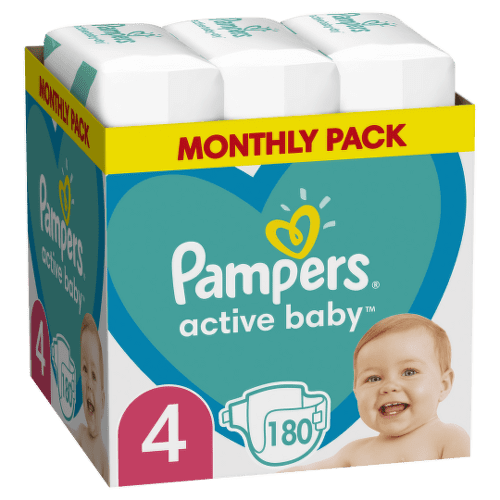E-shop PAMPERS Active baby 4 180 ks