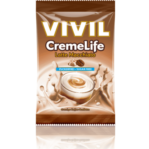 VIVIL Drops so smotanovo kávovou príchuťou 60 g