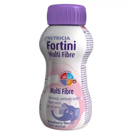 E-shop FORTINI Multi fibre pre deti jahoda 200 ml