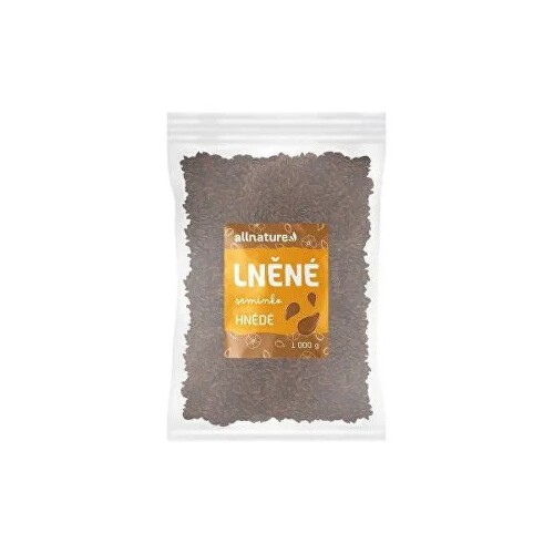 E-shop ALLNATURE Ľanové semienko hnedé 1 kg