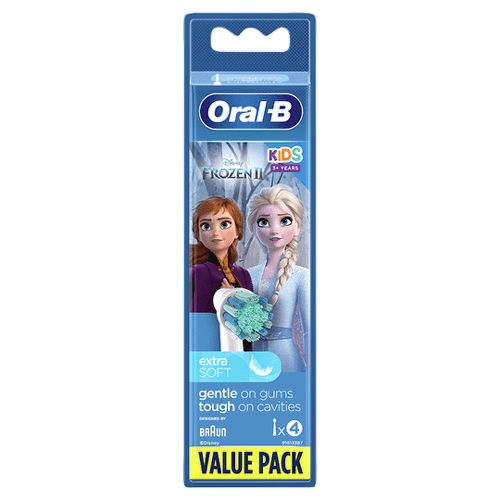 E-shop ORAL-B Kids frozen extra soft čistiace náhradné hlavice 4 ks