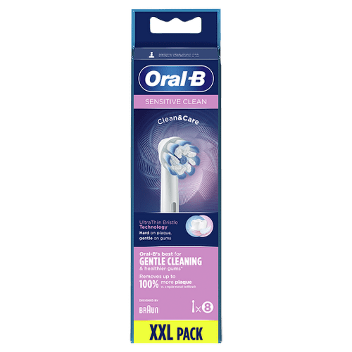 E-shop ORAL-B Sensitive clean čistiace náhradné hlavice 8 ks