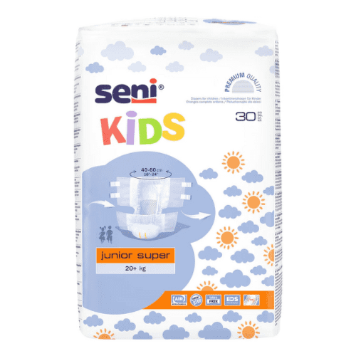 SENI Kids junior super plienkové nohavičky 20+ kg 30 ks