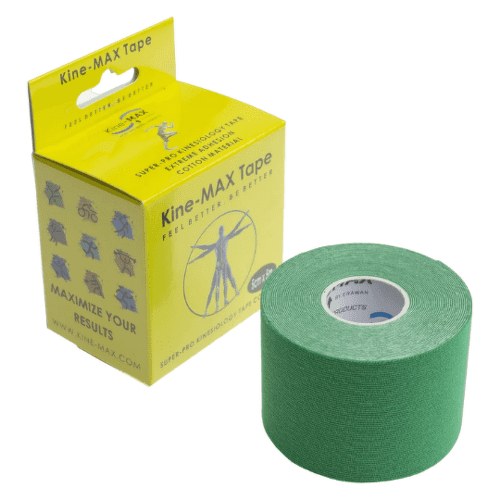 E-shop KINE-MAX Super-pro cotton kinesiology tape zelená tejpovacia páska 5 cm x 5 m 1 ks