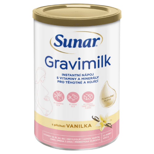 E-shop SUNAR Gravimilk s príchuťou vanilka 450 g