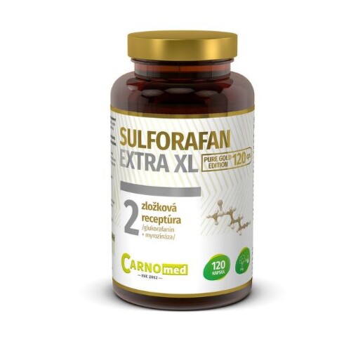 E-shop CARNOMED Sulforafan extra XL pure gold edition 120 kapsúl