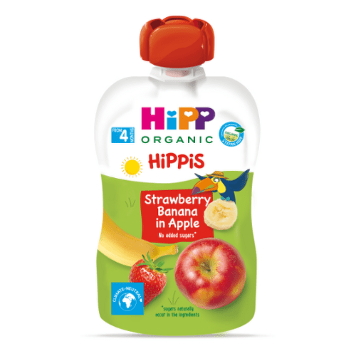 E-shop HIPP Hippis 100% ovocie jablko banán jahoda 100 g