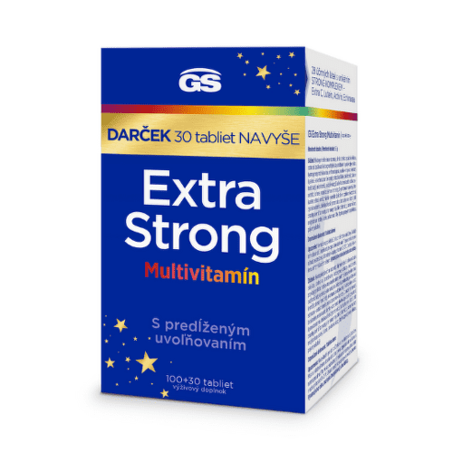 E-shop GS Extra strong multivitamín darček 2023 130 tabliet