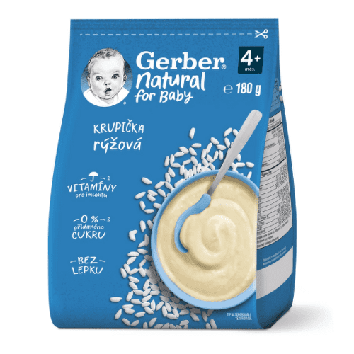 GERBER Natural ryžová krupička 180 g