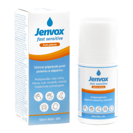 E-shop JENVOX Fast sensitive Proti poteniu roll-on antiperspirant 50 ml