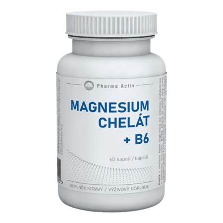 E-shop PHARMA ACTIV Magnesium chelát + B6 60 kapsúl