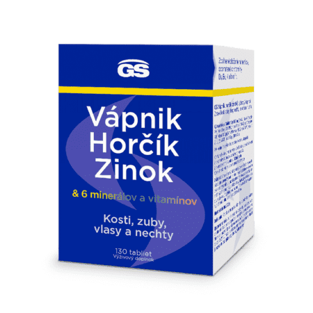 E-shop GS Vápnik horčík zinok 130 tabliet