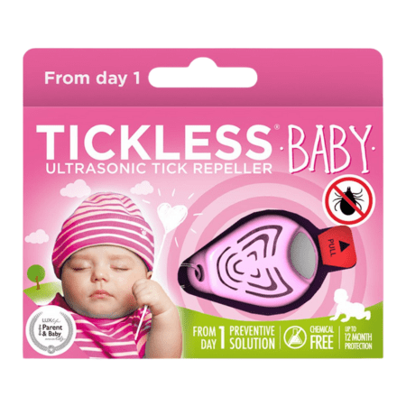 E-shop TICKLESS Baby repelent ružový 1 ks