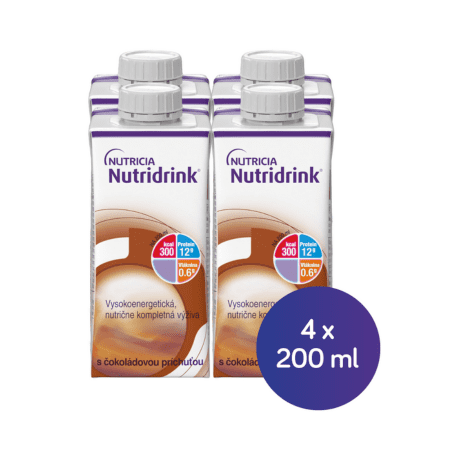 E-shop NUTRIDRINK Čokoláda 4 x 200 ml