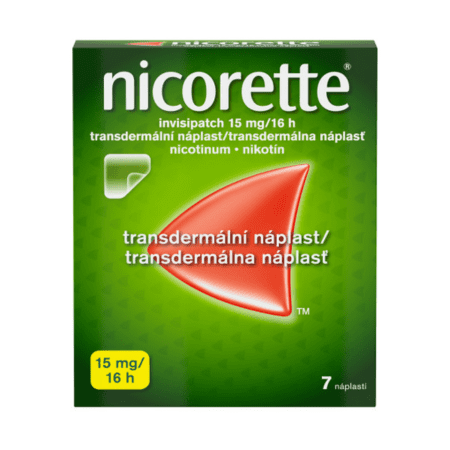 E-shop NICORETTE Invisipatch 15 mg/16 h transdermálna náplasť 7 ks