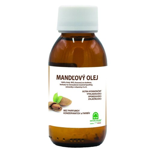 NATURA HOUSE Mandľový olej BIO s Flip uzáverom 200 ml