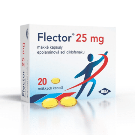 Flector EP 25 mg na bolesť kĺbov, svalov a šliach 20 kapsúl kúpite na Benulekaren.sk