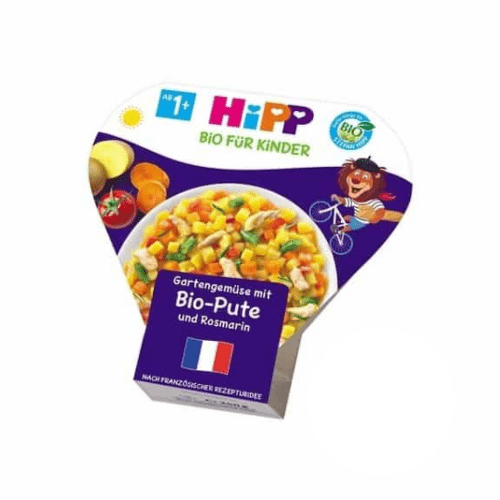 HIPP Bio zelenina zo záhradky s bio morčacím mäsom 250 g kúpite na Benulekaren.sk