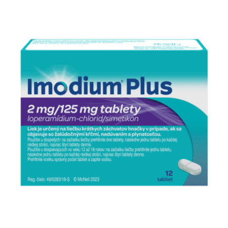 Imodium Plus tbl. 12 x 2 mg/125 mg