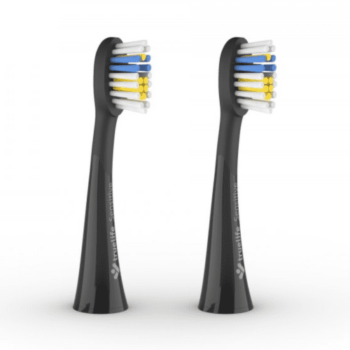 TRUELIFE Sonicbrush K-series heads sensitive plus náhradné hlavice pre sonickú zubnú kefku čierne 2 ks