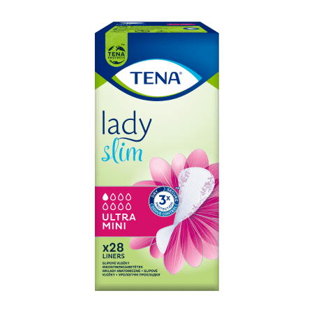 TENA Lady Slim Ultra Mini inkontinenčné slipové vložky 28ks kúpite na Benulekaren.sk