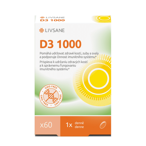LIVSANE Vitamín D3 1000 IU 60 ks kúpite na Benulekaren.sk