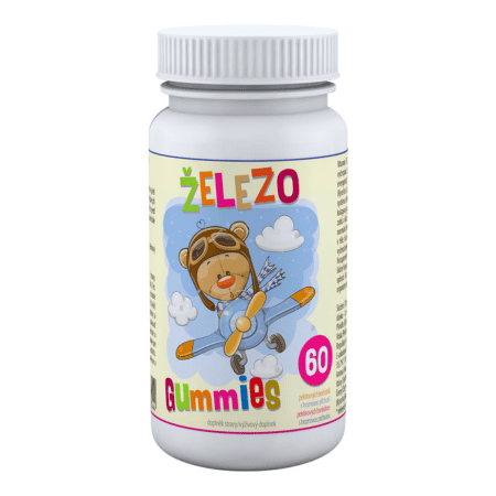 PHARMA ACTIV Železo gummies clinical hroznová príchuť 60 ks