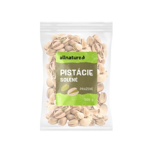 Allnature Pistácie pražené solené orechy pražené solené 500 g kúpite na Benulekaren.sk