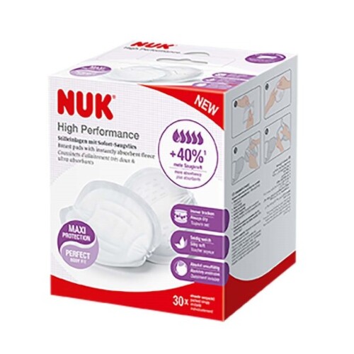 NUK High performance prsné vankúšiky pre dojčiace mamičky 30 kusov