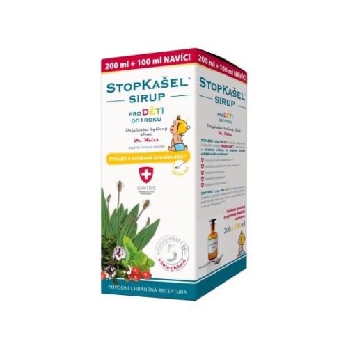 Dr.Weiss STOPKAŠEL Medical sirup od 1 roku sirup pri nádche a prechladnutí 300 ml kúpite na Benulekaren.sk