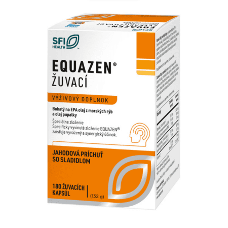 EQUAZEN jahodová príchuť žuvacie kapsuly 180 ks kúpite na Benulekaren.sk